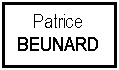 Zone de Texte: Patrice BEUNARD